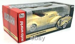 Autoworld 1/18 Scale Diecast AW297/06 1935 Auburn 851 Speedster Cream