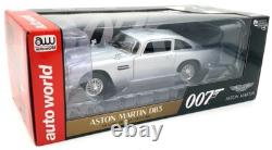 Autoworld 1/18 Scale Diecast AWSS131 007 Aston Martin DB5 James Bond Silver