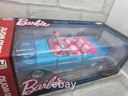 Autoworld Awss135 Barbie 1957 Chevy Bel Air Convertible Aqua Blue 118 Scale