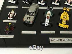 Ayrton Senna 1/43 Scale MINICHAMPS Car Collection 17pcs Complete Set LE