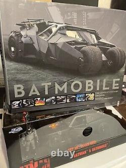 BATMAN & BATMOBILE Jada 1/18 Scale Size With Batmobile Book Included