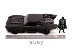 BATMAN & BATMOBILE Jada 1/18 Scale Size With Batmobile Book Included