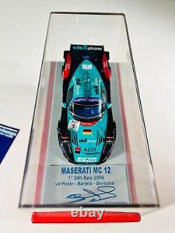 BBR Francorchamps Models 143 scale Maserati MC12 Spa 2006 33 of 40 RARE