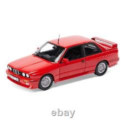 BMW Genuine Car Model Miniature M3 E30 118 Scale Red Diecast 80435A5D018