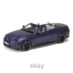 BMW Genuine Car Model Miniature M4 Cabrio G83 118 Scale Blue 80435A51951