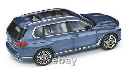 BMW Genuine Car Model Miniature X7 118 Scale Blue Vehicle Toy 80435A51987