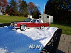 BOS 1/18 scale RARE 1982 Cadillac Fleetwood Brougham Resin Model car in Red