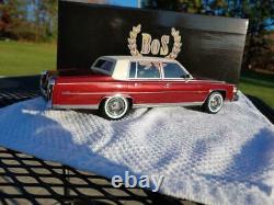 BOS 1/18 scale RARE 1982 Cadillac Fleetwood Brougham Resin Model car in Red