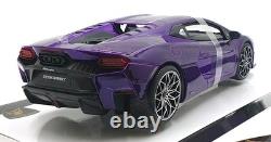 Burago 1/18 Scale Diecast 18-11052 Lamborghini Temerario Purple
