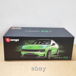 Burago 1/18 Scale Lynk&Co 05 Green Diecast Car Model Collection Toy gift