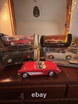 Burago + other Corvette Model Collection Various Models & scales. New