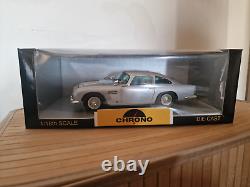 CHRONO H1005 ASTON MARTIN DB5 1963 BOND SILVER 007 1/18 Scale Die-Cast Model Car