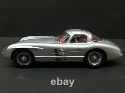 CMC Mercedes Benz 300 SLR 1955 Silver 1/18 Scale Model Car Germany