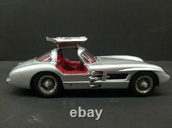 CMC Mercedes Benz 300 SLR 1955 Silver 1/18 Scale Model Car Germany