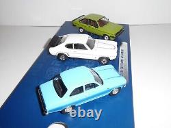 CORGI VANGUARDS, RS00002. 1970`s FORD RS COLLECTION. FULLY SEALED 143 SCALE