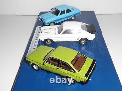 CORGI VANGUARDS, RS00002. 1970`s FORD RS COLLECTION. FULLY SEALED 143 SCALE