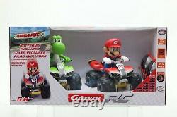 Carrera Mario Kart RC 120 Scale Mario & Yoshi Quad 4 Wheelers Nintendo 2019 NIB