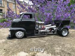 Chevrolet Coe Dragster with 2 engines car model 116 scale