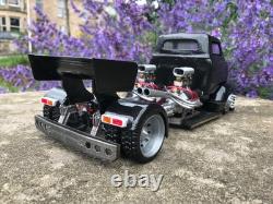 Chevrolet Coe Dragster with 2 engines car model 116 scale