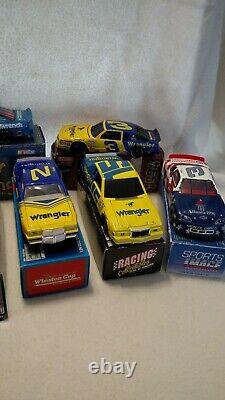 Collection of 9 Highly Collectible 124 Scale Dale Earnhardt Sr. Die Cast Cars