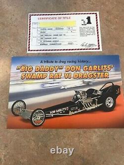 DANBURY MINT / GMP Don Garlits SWAMP RAT VI Limited Edition 118 Scale RARE