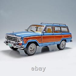 DD Model 1/18 Scale Jeep Guand Wagoneer Blue Diecast Car Model Toy Gift