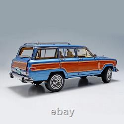 DD Model 1/18 Scale Jeep Guand Wagoneer Blue Diecast Car Model Toy Gift