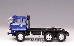 DD Models 1/64 Scale Mitsubishi Fuso Truck Car Transporter Blue Diecast Model