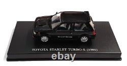DISM 1/43 Scale 075203 1986 Toyota Starlet Turbo-S Black