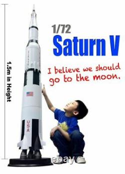 DRAGON SPACE 50388 Saturn V Rocket Apollo 11 NASA Display Stand 172nd scale 60