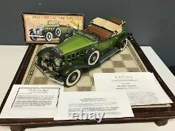 Danbury Mint 112 Scale 1930 Cadillac V-16 Roadster 18 Inch Needs Restor