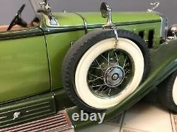 Danbury Mint 112 Scale 1930 Cadillac V-16 Roadster 18 Inch Needs Restor