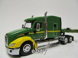 Dcp 1/64 Scale 579 Peterbilt, Lowboy Trailer & Ertl John Deere 9670 Sts Combine