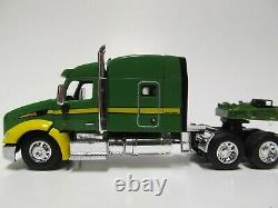 Dcp 1/64 Scale 579 Peterbilt, Lowboy Trailer & Ertl John Deere 9670 Sts Combine