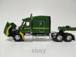 Dcp 1/64 Scale 579 Peterbilt, Lowboy Trailer & Ertl John Deere 9670 Sts Combine