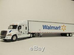 Dcp 1/64 Scale Freightliner Cascadia (wal-mart) Cab With Dry Van Trailer #32182