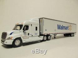 Dcp 1/64 Scale Freightliner Cascadia (wal-mart) Cab With Dry Van Trailer #32182