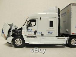 Dcp 1/64 Scale Freightliner Cascadia (wal-mart) Cab With Dry Van Trailer #32182