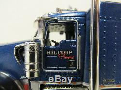 Dcp 1/64 Scale W-900 Kenworth Blue & Wilson Grain Trailer (hill Top Farms)