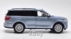 Dealer Edition Lincoln Navigator 1/18 Scale Diecast Car Model Toy SILVER BLUE