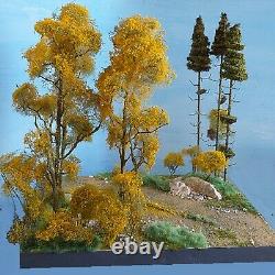 Diorama autumn forest, scale 118 to 187