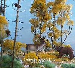 Diorama autumn forest, scale 118 to 187