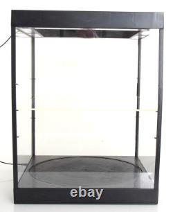 Display Show Silver Case 2 Tier Rotating & Lights Ideal 118 Scale Model Display