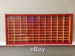 Display case cabinet for 1/64 diecast scale cars (hot wheels, matchbox) 100N2C