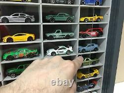 Display case cabinet for 1/64 diecast scale cars (hot wheels, matchbox) 160N1C