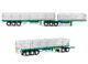 Drake Maxitrans Freighter B Double & Road Train Trailer Set Toll Scale 150