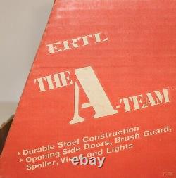 ERTL A TEAM VAN 1983 Mint nice box 1970s tin 1/18 Scale