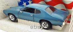 Ertl 1/18 Scale Diecast 7466 1969 Pontiac GTO Blue
