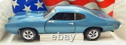 Ertl 1/18 Scale Diecast 7466 1969 Pontiac GTO Blue