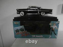 Ertl American Muscle 1/18 Scale Die-cast 1958 Black Chevrolet Impala In Box Rare